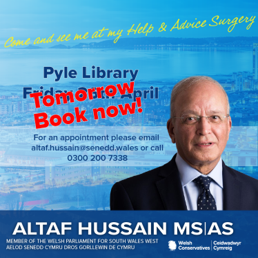 Surgery Notice - Pyle Library 26/4/24